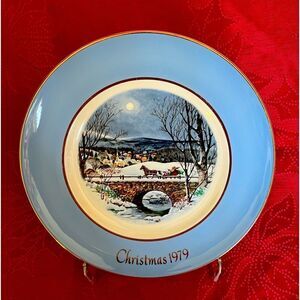 VTG Avon Dashing Through The Snow Plate